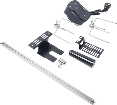 Obrázek produktu pro BBQ Rotační rožeň, Automatické otáčení, Odolná nerezová ocel, 220-240V