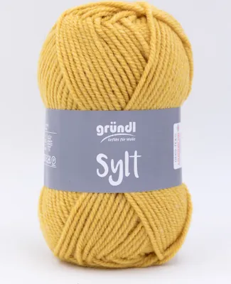 Produktbild von Gründl Sylt Wolle, 80% Polyacryl, 20% Wolle, 100 g, 130 m, Nadelstärke 7,0-8,0, Farbe 13