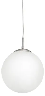 Image de EGLO RONDO, flexible, nickel, blanc, acier, verre, IP20