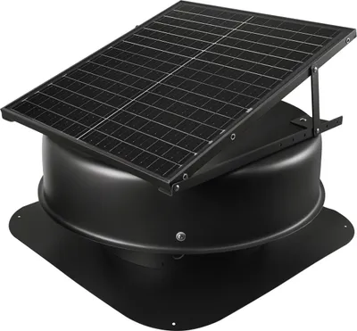 Obrázok produktu pre Solárny strešný podkrovný odsávač 50 W s inteligentným termostatom a diaľkovým ovládaním