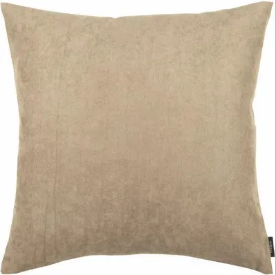 Produktbild von Kissen Velour Taupe mit Füllung 50 x 50 cm