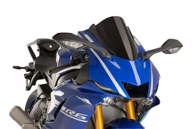 Produktbild von PUIG 9723N Z-Racing Scheibe passend fuer YAMAHA YZF-R7 Schwarz