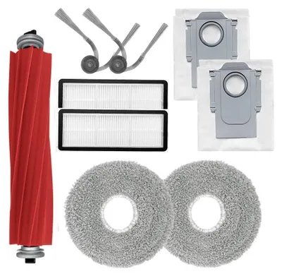 Image de T6 Kit d'accessoires d'alimentation pour Roborock QV 35A, QV 35S, QR598, QR798, Qrevo L