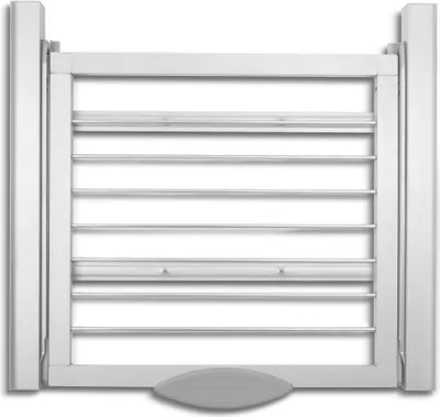 Produktbild von Verbindungsrahmen Waschmaschine Trockner mit Wäscheleine Roller 60x60 cm Grau