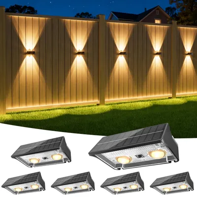 Produktbild von Solar Wandleuchten Set von 6 für Außen