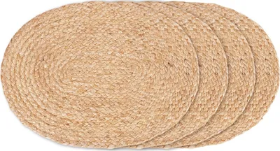 Produktbild von House Nordic 3984003, Oval, Natürlich/Natur, Einfarbig, Jute, Bombay, 350 mm