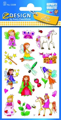 Produktbild von Zweckform 53208 Sticker Schmucketikett Kid Mädchen