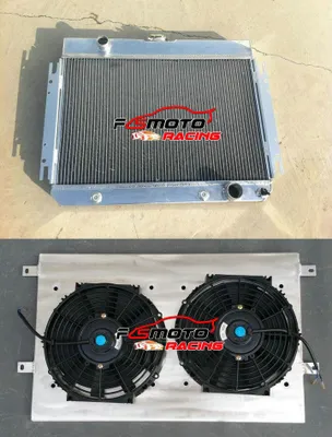 Imagen del producto de Radiador - Aluminio de 3 filas - Con ventiladores - Sistema de refrigeración para automóviles