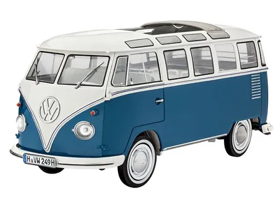 Produktbild von Revell 07009 - Modellbausatz - VW Typ 2 T1 Samba Bus im Maßstab 1:16