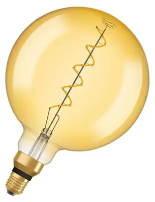 Produktbild von Osram Vintage 1906 LED Spiral Filament Leuchtmittel Globe G200 5W = 28W E27 gold gelüstert 300lm extra warmweiß 2000K