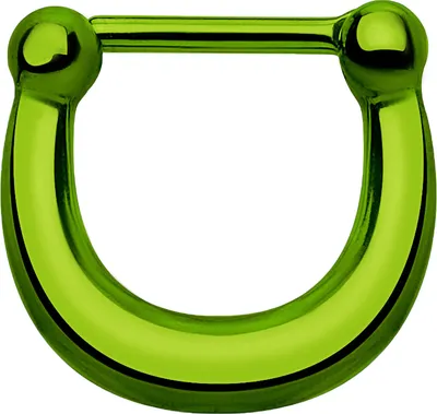 Produktbild von Nasenpiercing Septum Ring Clicker Nasenring Hufeisen Chirurgenstahl 1,2 mm