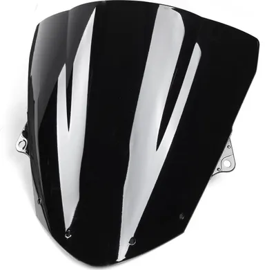 Produktbild von Motorrad schwarz Windschutzscheibe WindScreen für Kawasaki ZX6R 09-14 ZX10R 08-10