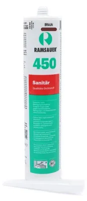 Produktbild von RAMSAUER 450 Sanitär Silikon 310 ml Kartusche Braun