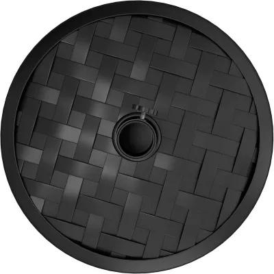 Produktbild von Sonnenschirmständer Beton 18 kg rund Schirmhalter 32/38/48 mm Schwarz