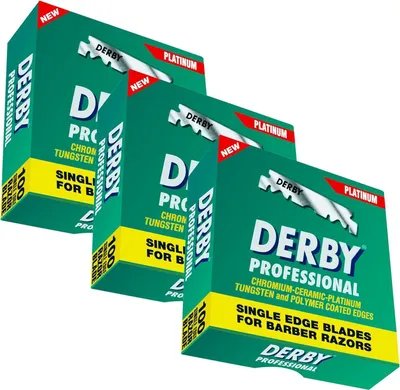 Obrázok produktu pre žiletky pre barberov polovicne Derby Professional 100 ks