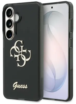 Produktbild von GUESS case passend für SAMSUNG S26 GUHCS26S5HC4MLSK (IML Big Metal 4G and Script) black
