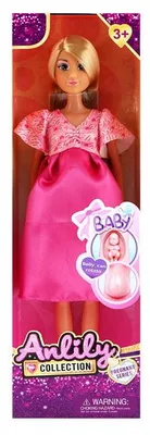 Immagine prodotto di Bambola Incinta Rosa 30 Cm