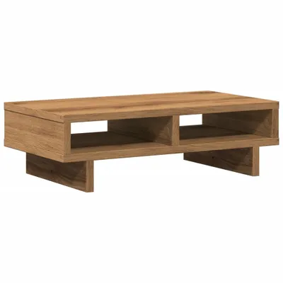 Image de Support de moniteur chêne artisanal 50x27x15 cm bois ingénierie