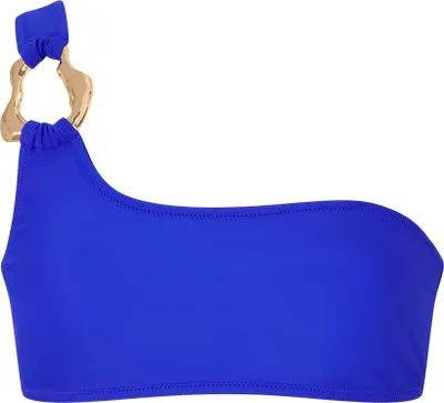 Produktbild von Moda Minx Bikinioberteil Irregular Hoop mit edlem Schmuckelement Blue M