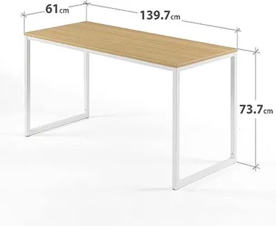 Obrázok produktu pre Famanu – Moderný stolík pod notebook – 61 cm (šírka) x 139,7 cm (výška) x 73,7 cm (hĺbka)