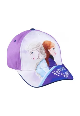 Produktbild von Frozen - Die Eiskönigin Kinder-Cap Mädchen Basecap Kappe Sonnenhut Cap Baseball-Cap Lila