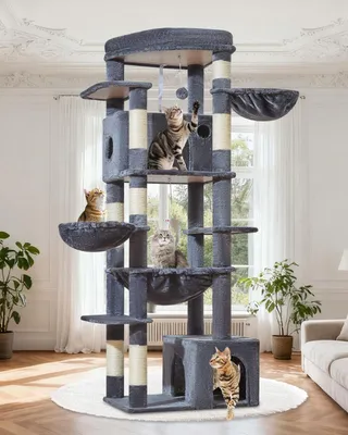 Produktbild von Katzenbaum XXL mit einer Höhe von 182 cm für große Katzen