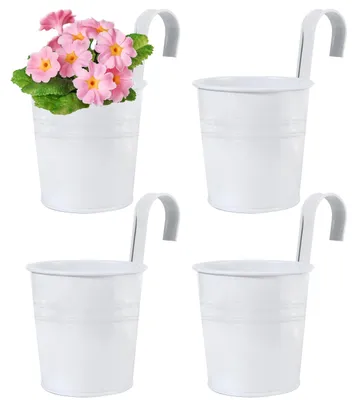 Immagine prodotto di Solidchoice - Set di 4 vasi in metallo per piante