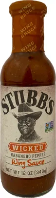 Produktbild von STUBB`S Wicked Habanero Pepper Wing Sauce 330 ml