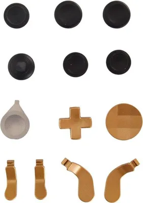 Produktbild von Ersatz-Thumbsticks-Kit für Gaming-Controller - Metallische Hintenplatte - Programmierbare Druckknöpfe - Gaming-Ausrüstung