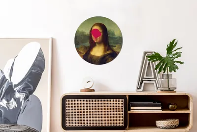 Produktbild von MuchoWow® - Schlafzimmer - Bilder - Der Kreis - Kunst für die Wohnung - Plastik - Kunstdruck - Wandbild