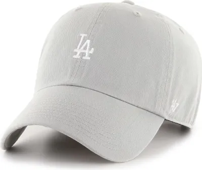 Produktbild von '47 Brand MLB Los Angeles Dodgers BASE RUNNER '47 Clean Up Cap Grey
