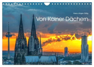 Produktbild von Von Kölner Dächern (Wandkalender 2027 DIN A4 quer), CALVENDO Monatskalender