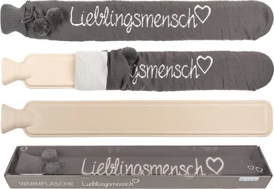 Produktbild von OOTB Schlauch-Wärmflasche Lieblingsmensch