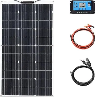 Immagine prodotto di Pannello solare flessibile, 150W, carica 18v, kit solare 12 V 100W