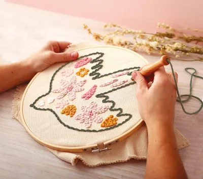 Image de Kit Punch Needle Oiseau - Graine Creative