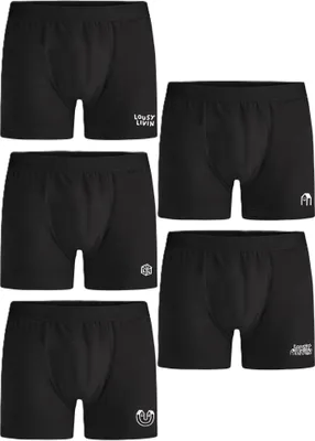 Produktbild von Lousy Livin 5er Pack Boxershorts Trunks Mini Black M