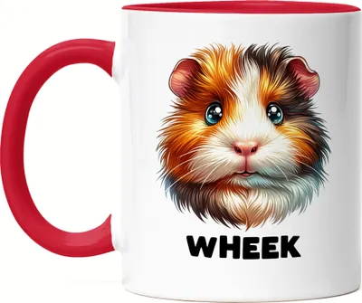 Produktbild von Wheek Meerschweinchen Tasse Rot Meerschweinchen-Liebhaber Nagetier