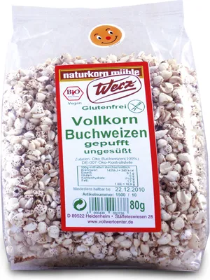 Produktbild von Werz Vollkorn Buchweizen gepufft  80g