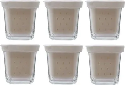 Image de Lot de 6 pots en verre pour yaourtière - Seb - XF1001E1 -