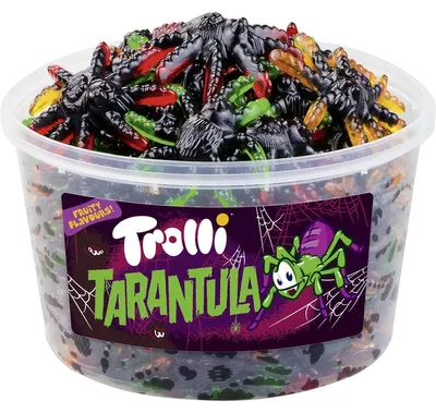 Produktbild von Trolli Tarantulla extra weiche Fruchtgummi Spinnen 6 Sorten 975g