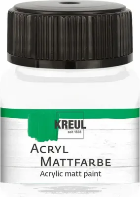 Image de KREUL Peinture acrylique mate blanche 20 ml