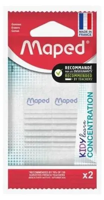 Image de KidyLearn Concentration gomme 2 pcs MAPED