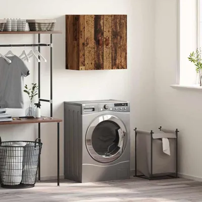 Produktbild von Möbel Wandschrank Wandmontiert Altholz 60 x 31 x 60 cm Holzwerkstoff - Kommoden 879546