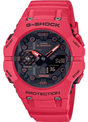 Zdjęcie produktu dla Zegarek męski G-SHOCK GA-B001-4AER czerwony sportowy wstrząsoodporne