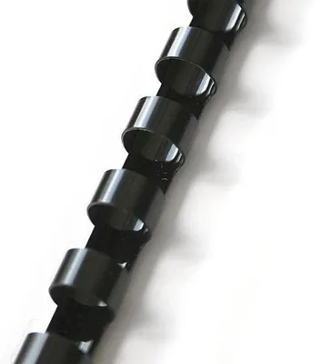 Zdjęcie produktu dla Grzbiet do bindowania 14 mm czarny / 100 szt