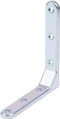 Produktbild von Zierwinkel geprägt 130x130x21 mm galv. verzinkt, dickschichtpassiviert 1 Stück