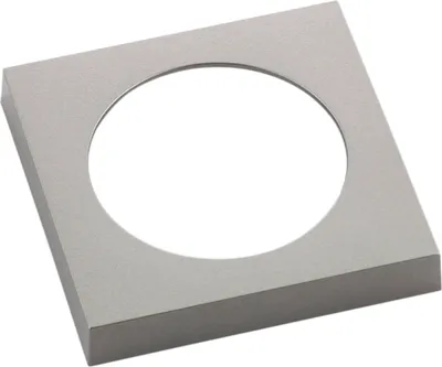 Image de Berker Integro Pure Cadre de prise simple, KS acier inoxydable effet laqué