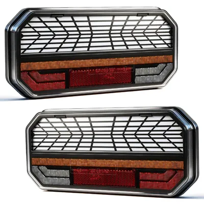 Productafbeelding van Set van 2 led-achterlichten, IP67, achterlicht, aanhanger, 12/24 V, met mistlicht