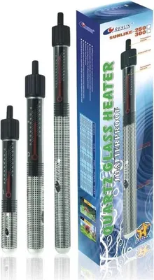 Productafbeelding van Resun Aquariumverwarming 100W met instelbare thermostaat | voor aquaria tot 100 liter