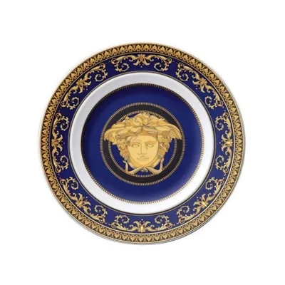 Zdjęcie produktu dla Rosenthal Versace Medusa Blue talerz na chleb 18 cm
